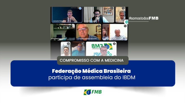 Federação Médica Brasileira participa de assembleia do IBDM