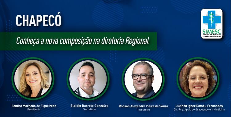 SC: CHAPECÓ: conheça a nova composição na diretoria regional