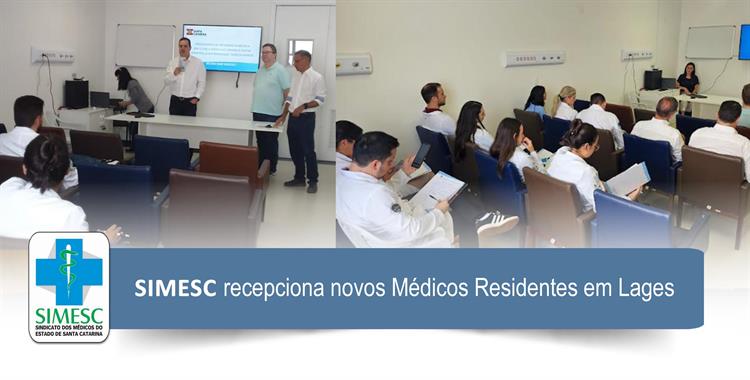 SC: SIMESC recepciona novos Médicos Residentes em Lages