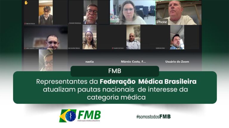 Reunião da Federação Médica Brasileira atualiza pautas nacionais de interesse da categoria médica