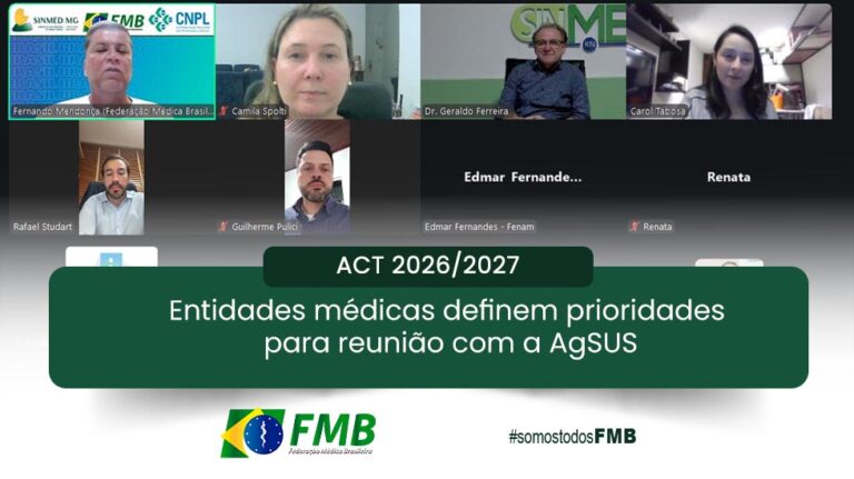 ACT 2026/2027: Entidades médicas definem prioridades para reunião com a AgSUS