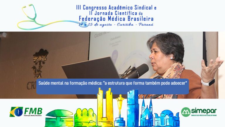 Saúde mental na formação médica: “a estrutura que forma também pode adoecer”