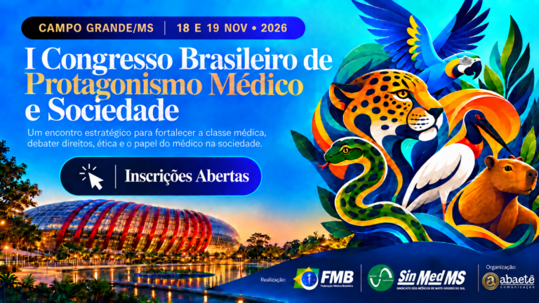 Inscrições abertas: Campo Grande recebe Congresso Nacional sobre Prerrogativas Médicas e Sociedade